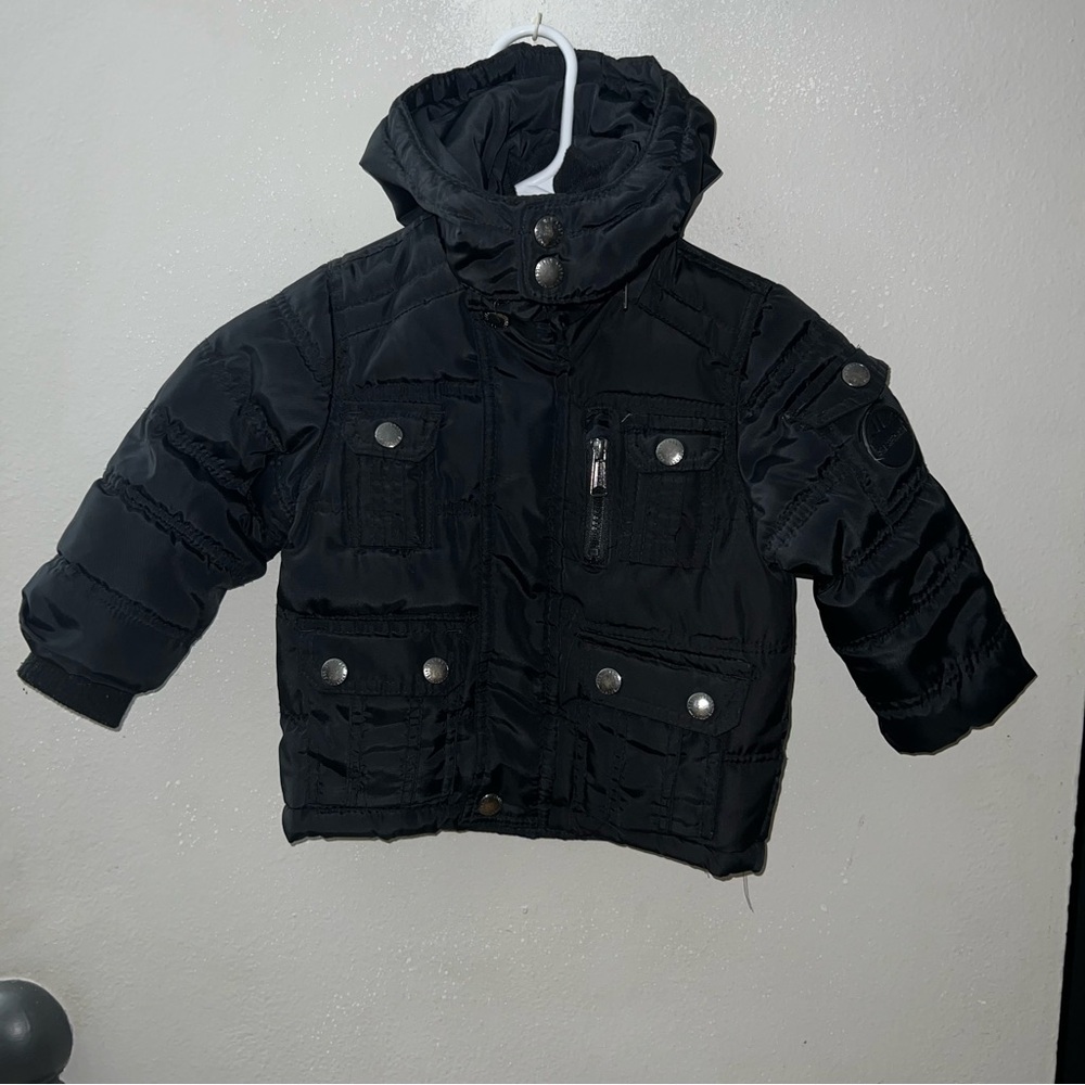 Ben Sherman Boy’s Black Puffer Jacket Size 2T